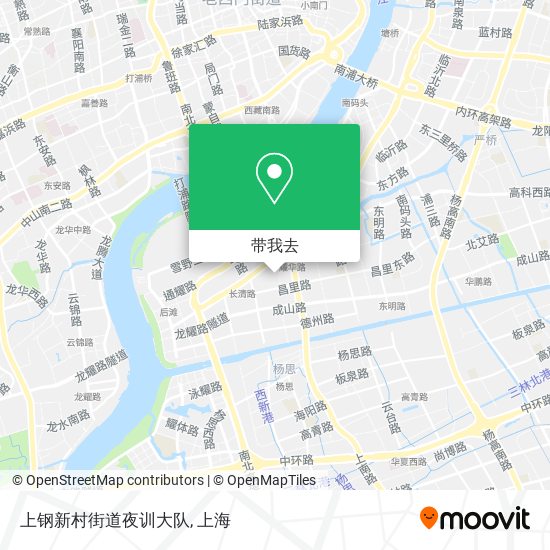 上钢新村街道夜训大队地图