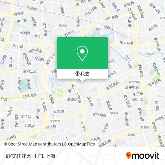 静安桂花园-正门地图