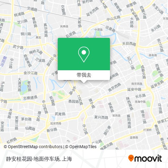 静安桂花园-地面停车场地图