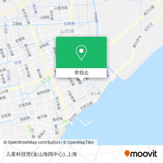 儿童科技营(金山海阔中心)地图