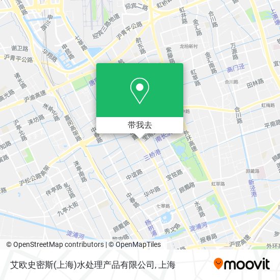 艾欧史密斯(上海)水处理产品有限公司地图