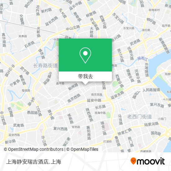 上海静安瑞吉酒店地图