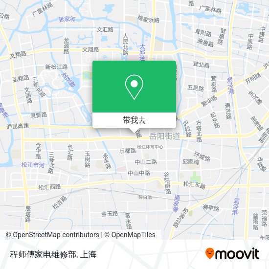 程师傅家电维修部地图