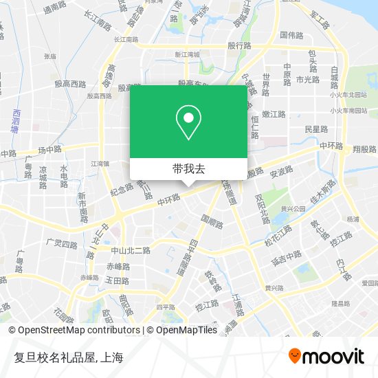 复旦校名礼品屋地图
