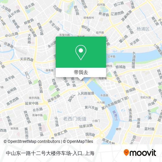 中山东一路十二号大楼停车场-入口地图