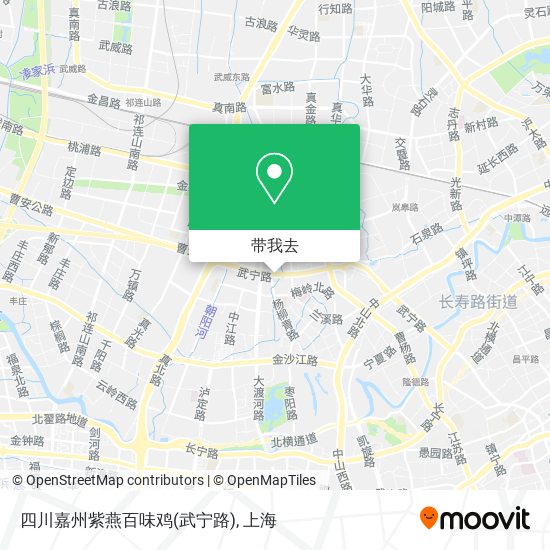 四川嘉州紫燕百味鸡(武宁路)地图