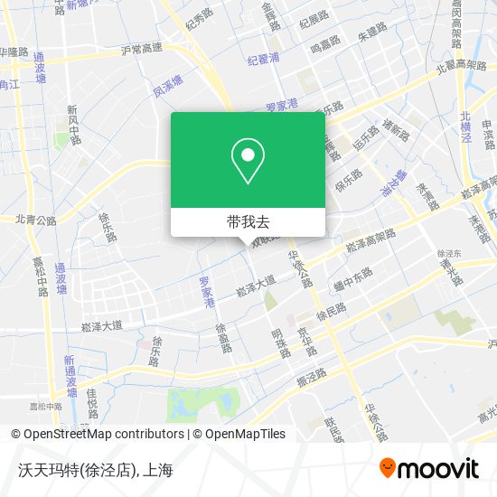 沃天玛特(徐泾店)地图