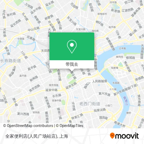 全家便利店(人民广场站店)地图