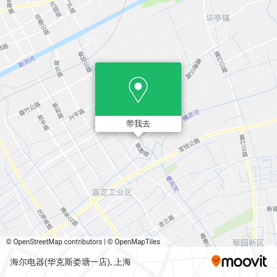 海尔电器(华克斯娄塘一店)地图