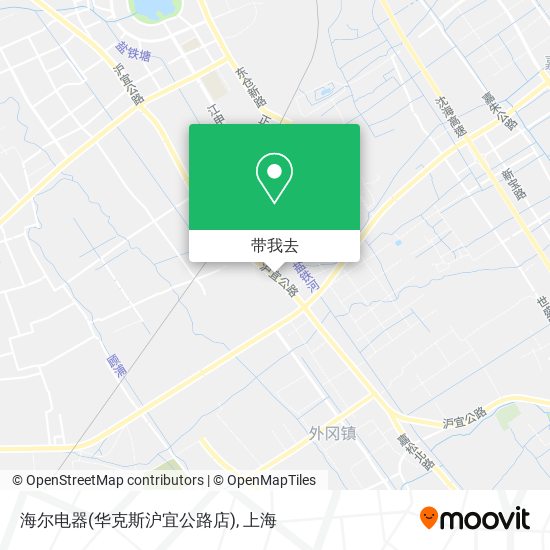 海尔电器(华克斯沪宜公路店)地图