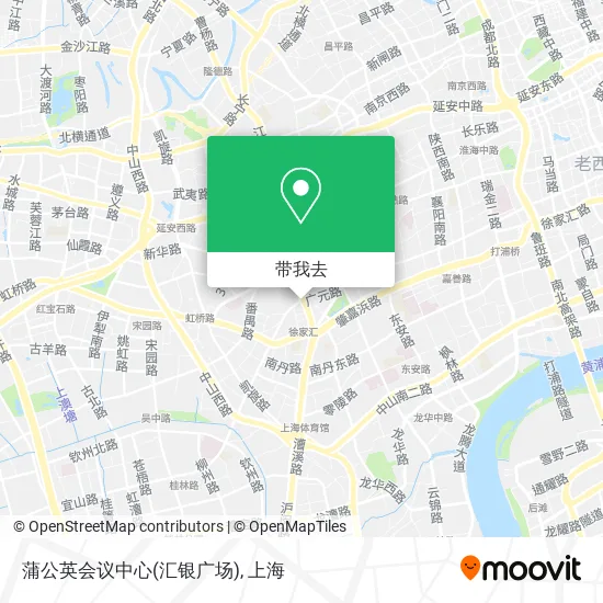 蒲公英会议中心(汇银广场)地图