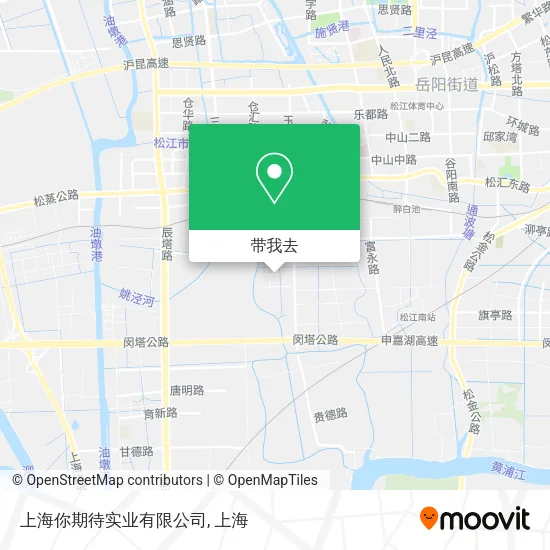 上海你期待实业有限公司地图