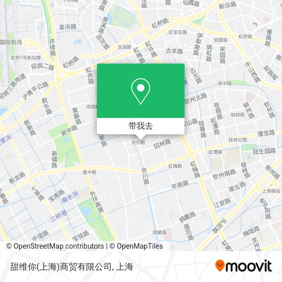 甜维你(上海)商贸有限公司地图