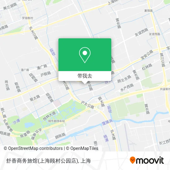 舒香商务旅馆(上海顾村公园店)地图