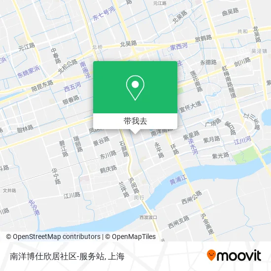 南洋博仕欣居社区-服务站地图
