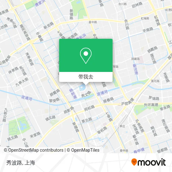 秀波路地图