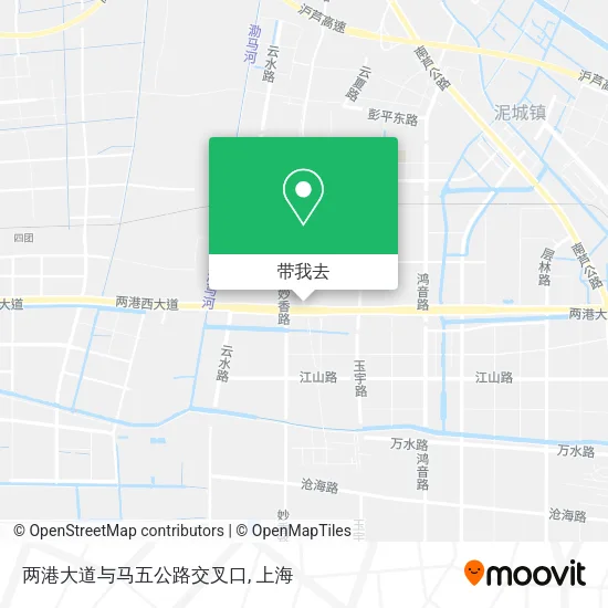两港大道与马五公路交叉口地图