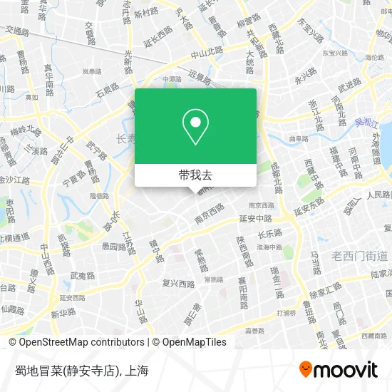 蜀地冒菜(静安寺店)地图