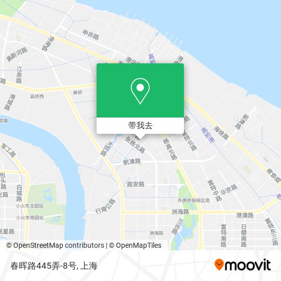 春晖路445弄-8号地图