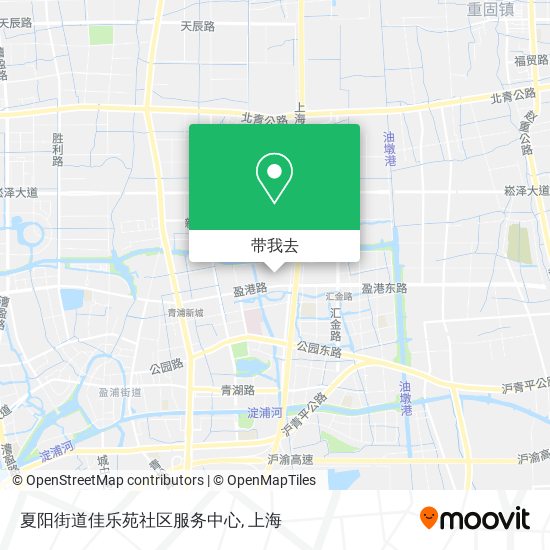 夏阳街道佳乐苑社区服务中心地图