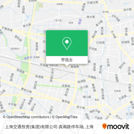 上海交通投资(集团)有限公司-真南路停车场地图