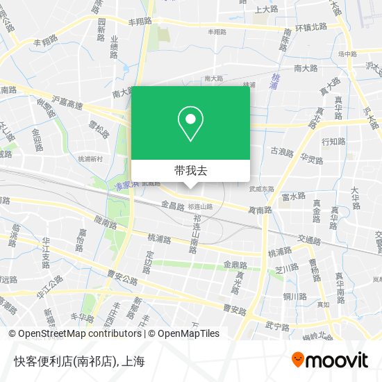 快客便利店(南祁店)地图