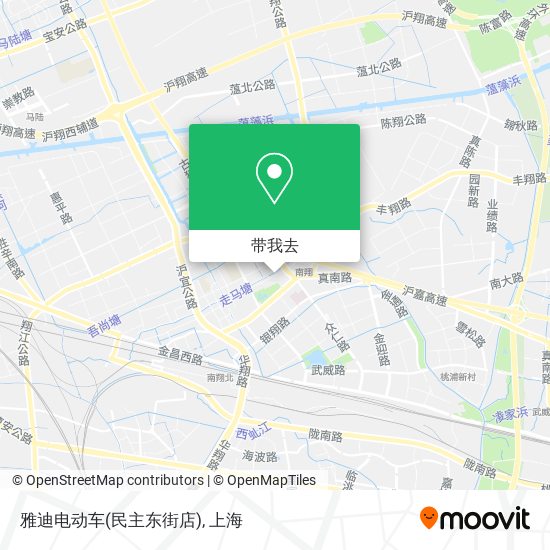 雅迪电动车(民主东街店)地图