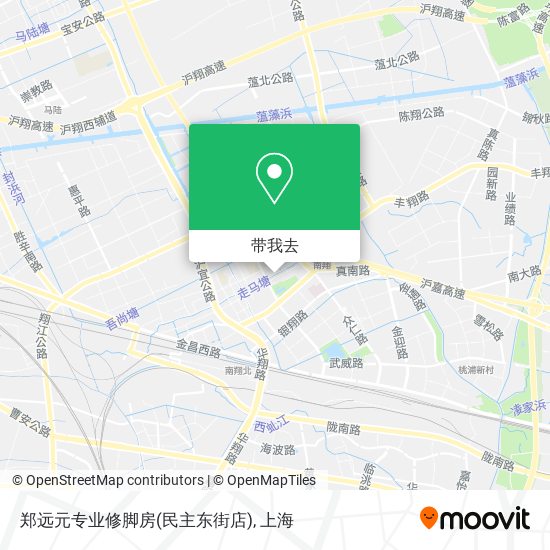 郑远元专业修脚房(民主东街店)地图