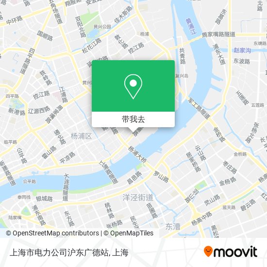 上海市电力公司沪东广德站地图