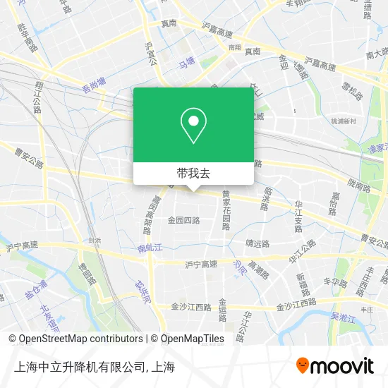 上海中立升降机有限公司地图