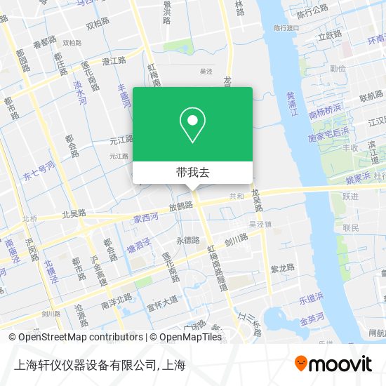 上海轩仪仪器设备有限公司地图