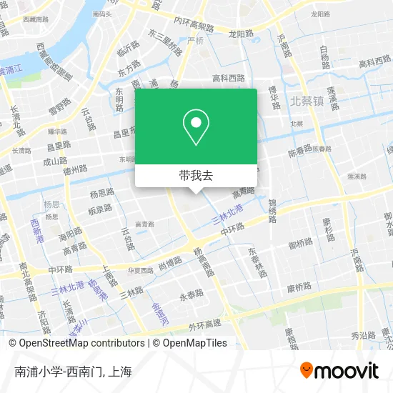 南浦小学-西南门地图