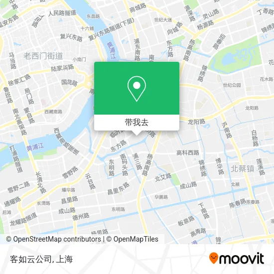 客如云公司地图