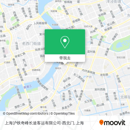 上海沪铁奇峰长途客运有限公司-西北门地图