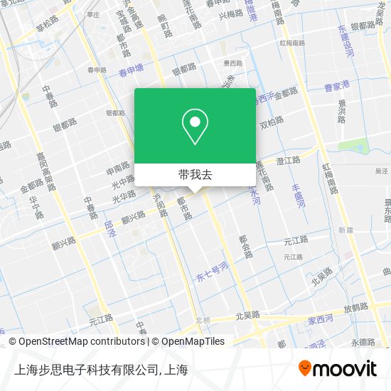 上海步思电子科技有限公司地图