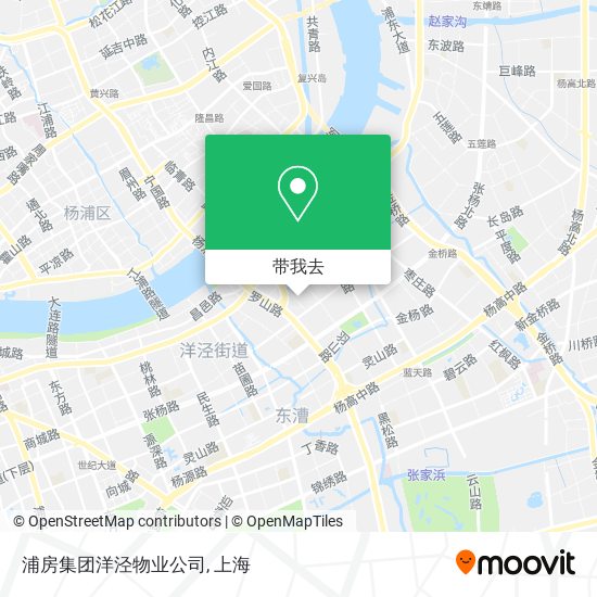 浦房集团洋泾物业公司地图