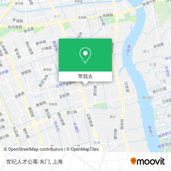 世纪人才公寓-东门地图