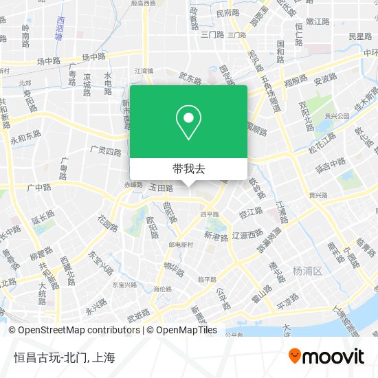 恒昌古玩-北门地图