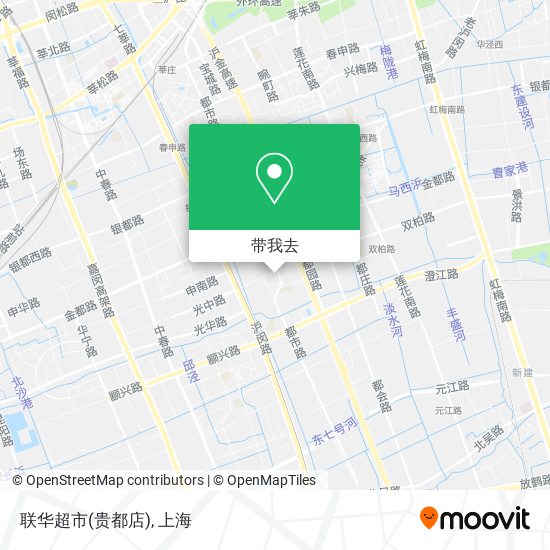 联华超市(贵都店)地图