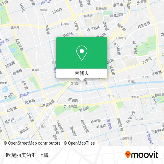 欧黛丽美酒汇地图