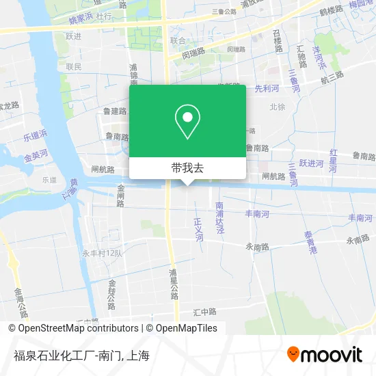 福泉石业化工厂-南门地图