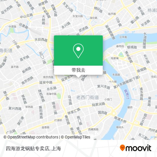 四海游龙锅贴专卖店地图