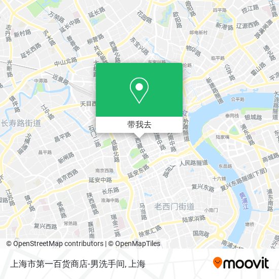 上海市第一百货商店-男洗手间地图