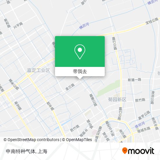 申南特种气体地图