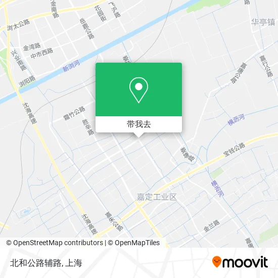 北和公路辅路地图