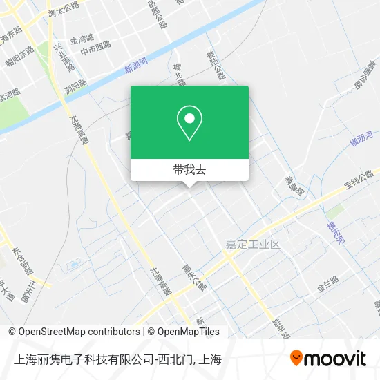 上海丽隽电子科技有限公司-西北门地图