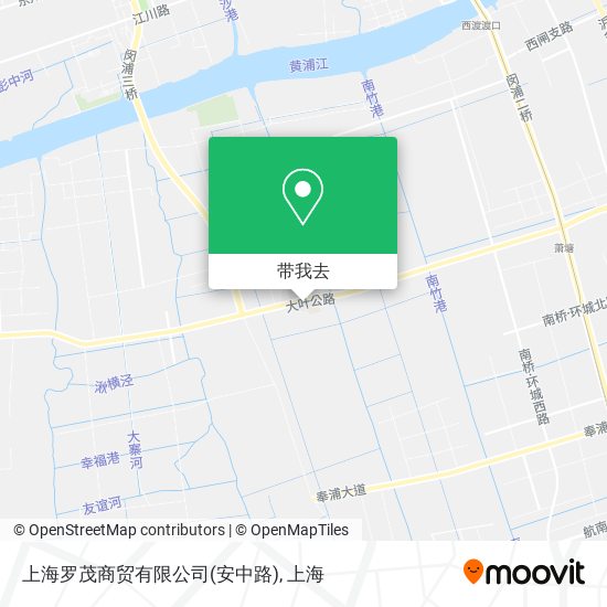 上海罗茂商贸有限公司(安中路)地图