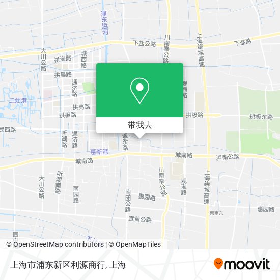 上海市浦东新区利源商行地图