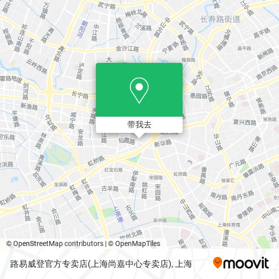 路易威登官方专卖店(上海尚嘉中心专卖店)地图