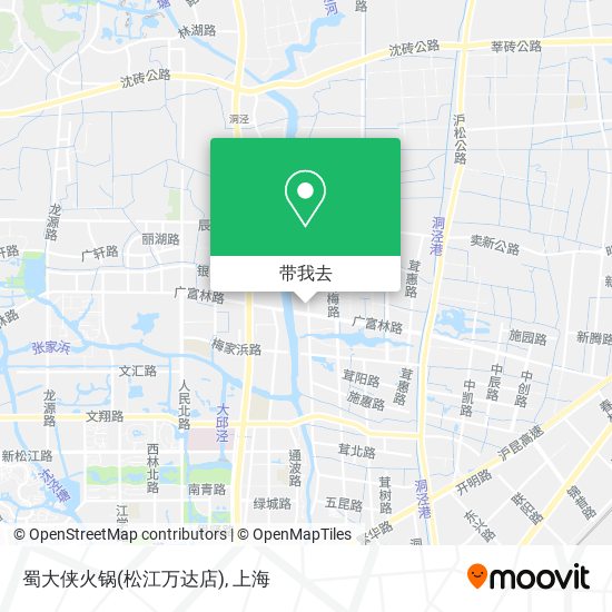 蜀大侠火锅(松江万达店)地图